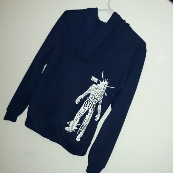 Zombie Burger Small Zip Up Hoodie - Picture 4 of 7
